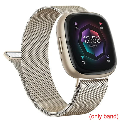 Fitbit Versa & Sense Magnetic Steel Band - Elegant Design