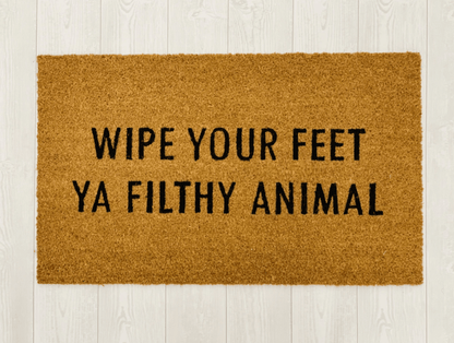 Wipe Your Feet Funny Doormat Outdoor Welcome Mat Quote Rug For Porch