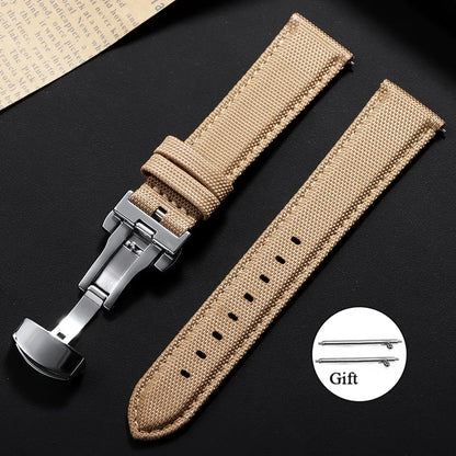 COROS Watch Band Sailcloth Nylon Quick Release Waterproof Strap Universal