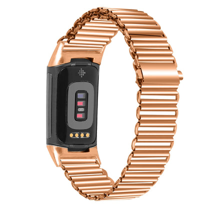 Fitbit Charge 5 6 Stainless Steel Strap - Modern Design
