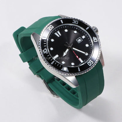 COROS Bands Silicone Watch Band Curved End Waterproof Rubber Strap
