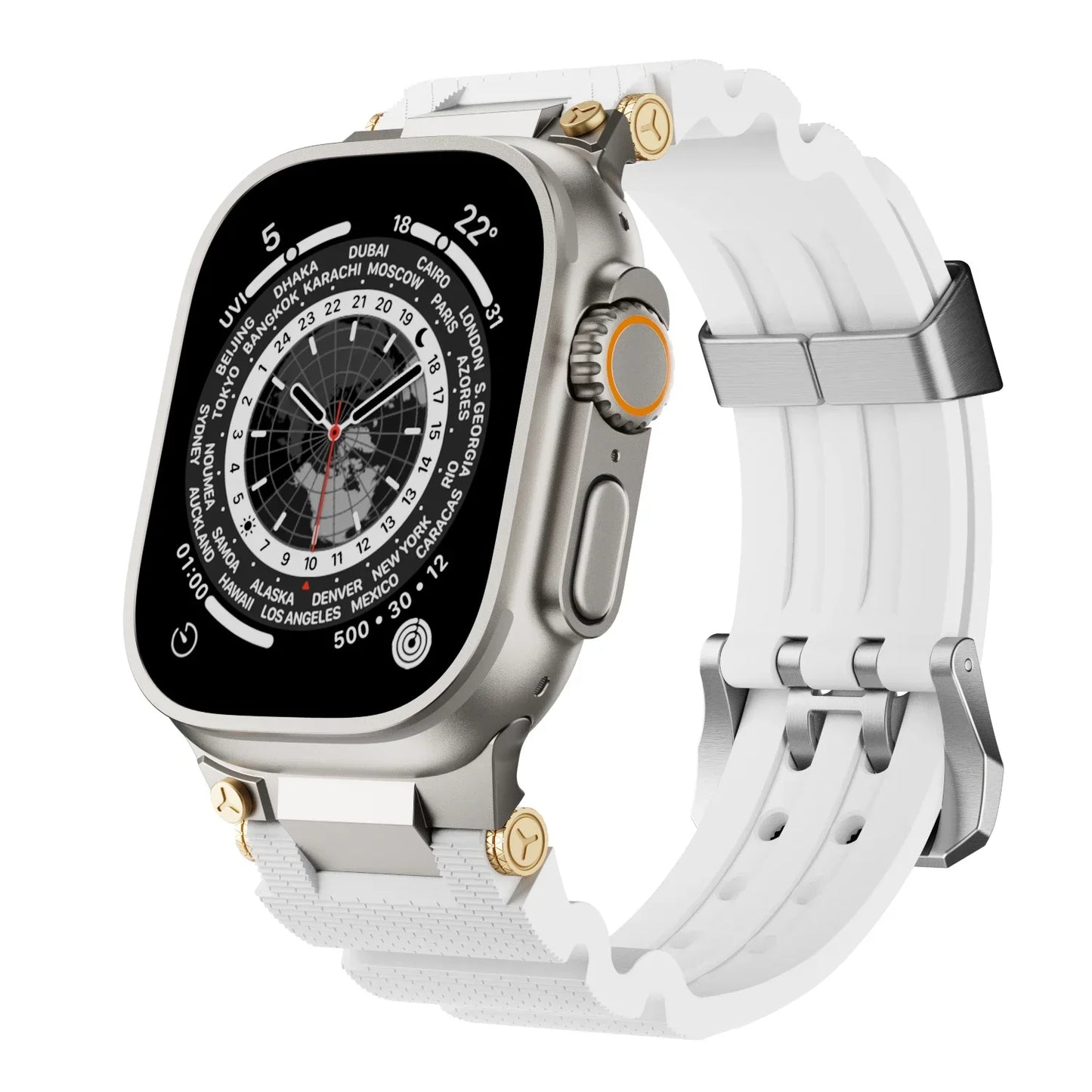 Apple Watch Silicone Sports Strap - Waterproof Rubber Band