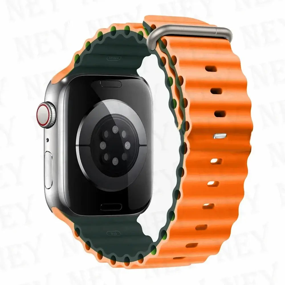 Apple Watch Silicone Strap - Soft Flexible Comfortable Fit