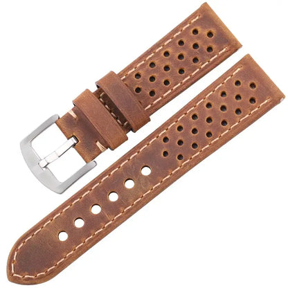 Samsung Galaxy Watch Leather Band - Breathable Classic Style