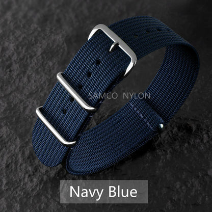 COROS Nylon Ribbed Watch Band For Smartwatch - Military Washable Strap