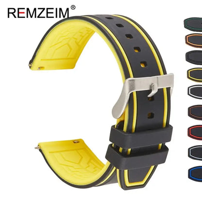Ticwatch Silicone Strap - Comfortable, Waterproof, Stylish