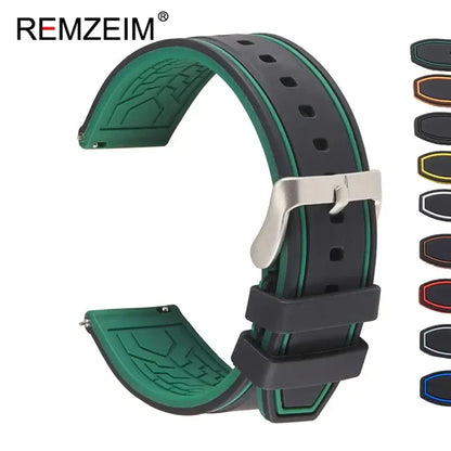 Ticwatch Silicone Strap - Comfortable, Waterproof, Stylish