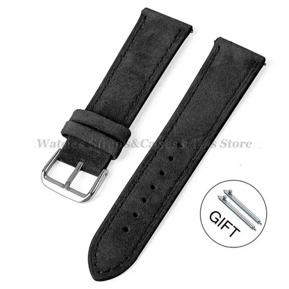 COROS Suede Leather Watch Band for COROS Smartwatch Unisex Comfort Strap