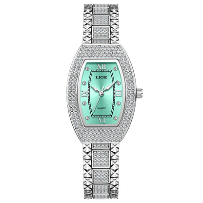 Women's Diamond Crystal Stainless Steel Dress Watch