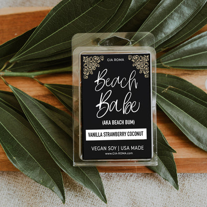 Vanilla Strawberry Coconut Scented Candle Soy Blend Natural Fragrance Jar For Home Room Gift