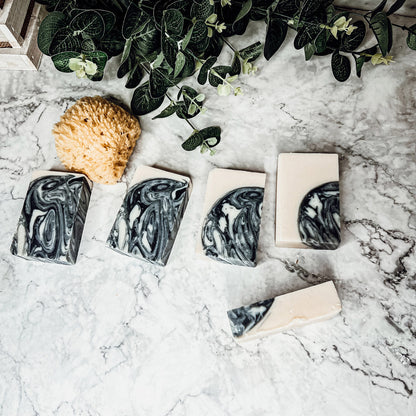 Activated Charcoal Soap Bar For Men And Women Patchouli Sandalwood Exfoliating
