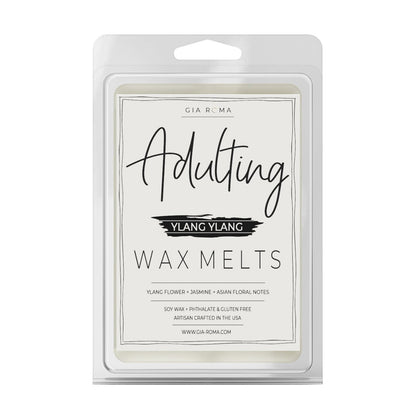 Ylang Ylang Premium Soy Wax Melts Floral Jasmine Asian Notes Adulting Scented Wax Melts USA Made