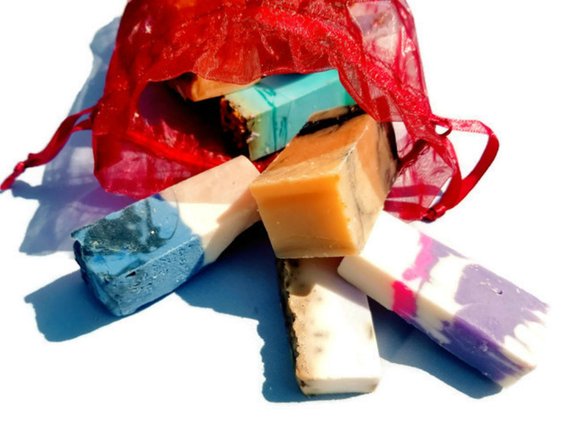 Artisan Soap Sampler 1lb Assorted Handmade Soap Chunks
