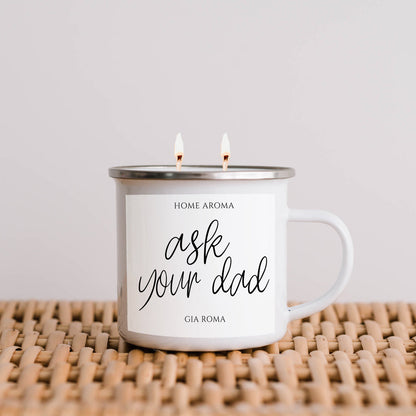 Mothers Day Candle Mug 16oz Reusable Metal Candle Soy Gift
