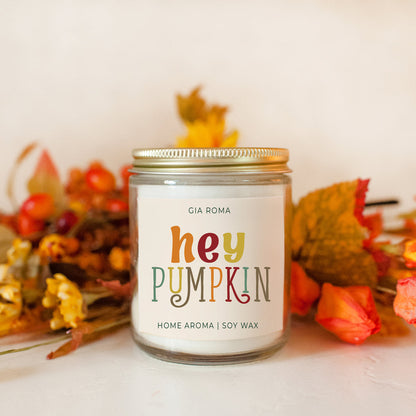 Baked Pumpkin Pie Candle With Gold Lid Subtle Pumpkin Cinnamon Clove Vanilla