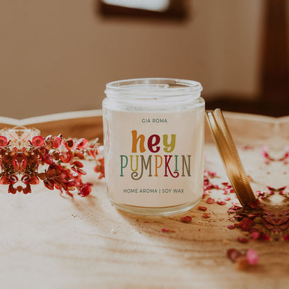 Baked Pumpkin Pie Candle With Gold Lid Subtle Pumpkin Cinnamon Clove Vanilla