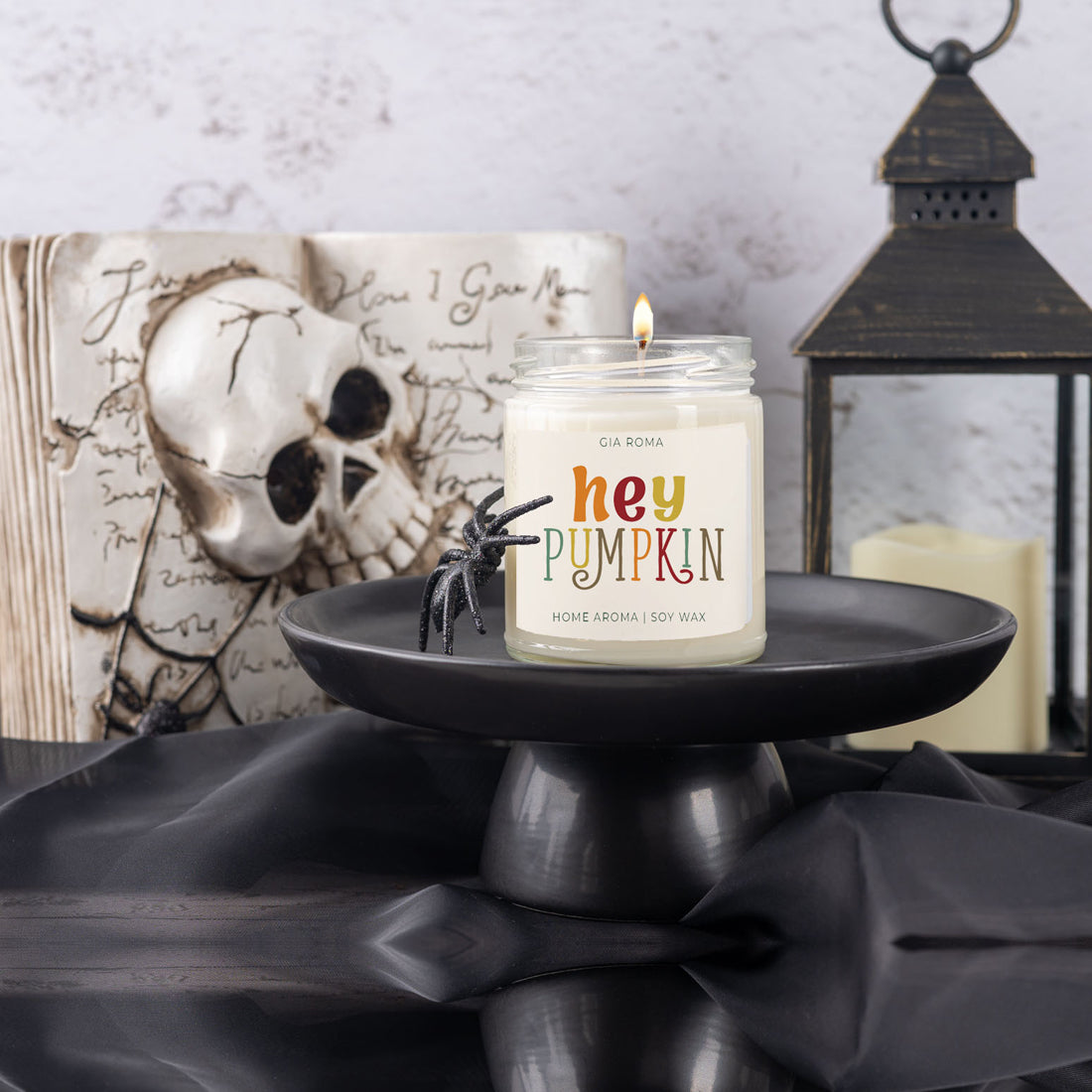 Baked Pumpkin Pie Candle With Gold Lid Subtle Pumpkin Cinnamon Clove Vanilla