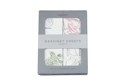 Bamboo Changing Pad Cover Bassinet Sheet Turtles Water Lily