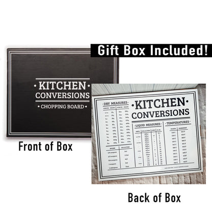 Bamboo Kitchen Conversion Board 12.75x10 Inch Measurement Countertop Decor Gift