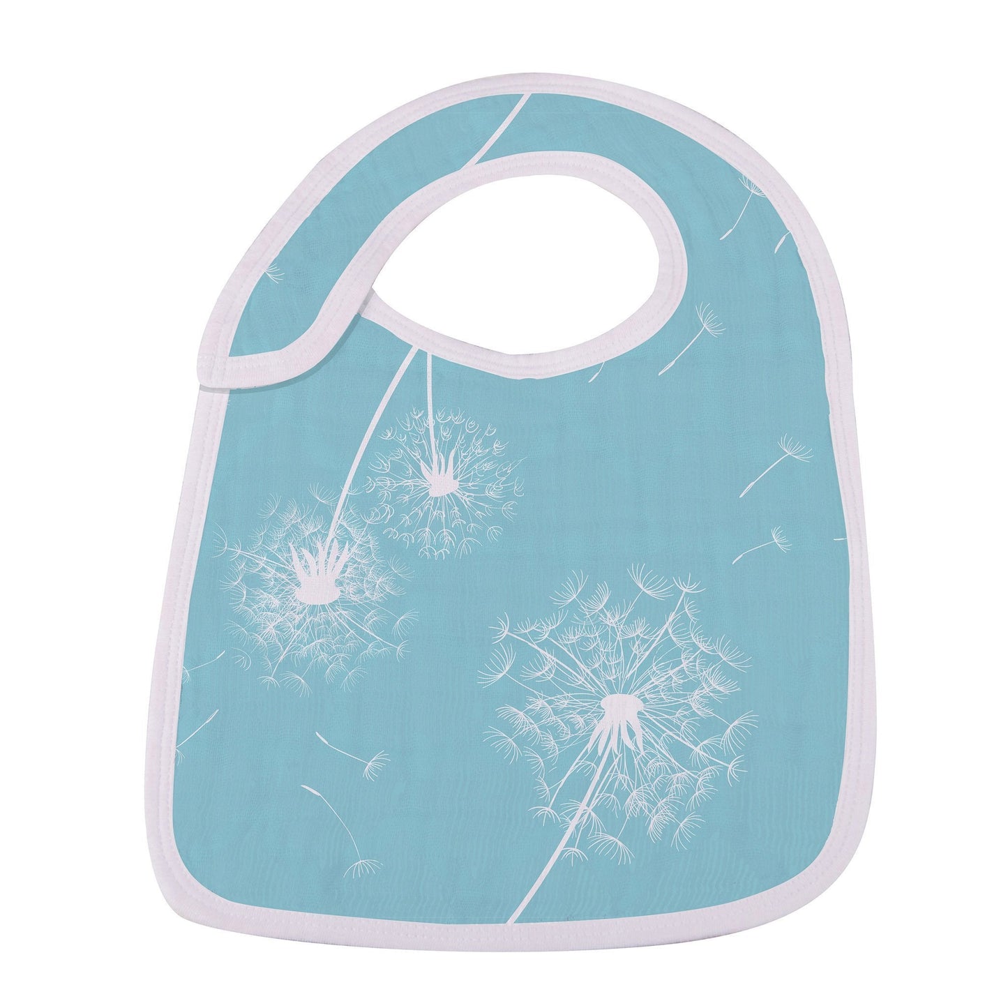 Bamboo Muslin Baby Snap Bibs 3 Pack Dandelion Print