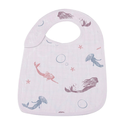 Bamboo Muslin Snap Bibs Under The Sea 3 Pack Soft Absorbent