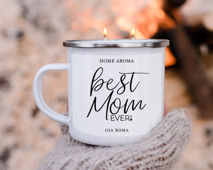 Mothers Day Candle Mug 16oz Reusable Metal Candle Soy Gift