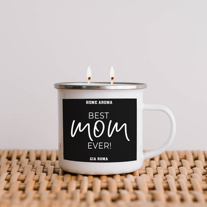 Mothers Day Candle Mug 16oz Reusable Metal Candle Soy Gift