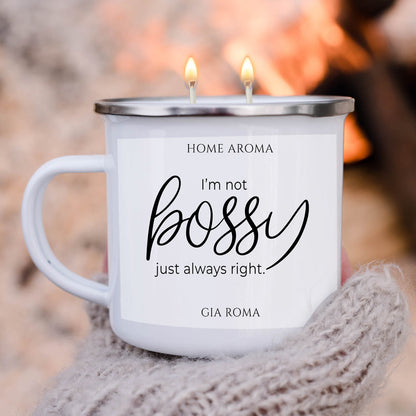 Mothers Day Candle Mug 16oz Reusable Metal Candle Soy Gift