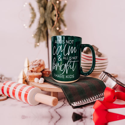 Christmas Ceramic Coffee Mug Double-Sided Snarky Holiday Gift Funny Santa Mug
