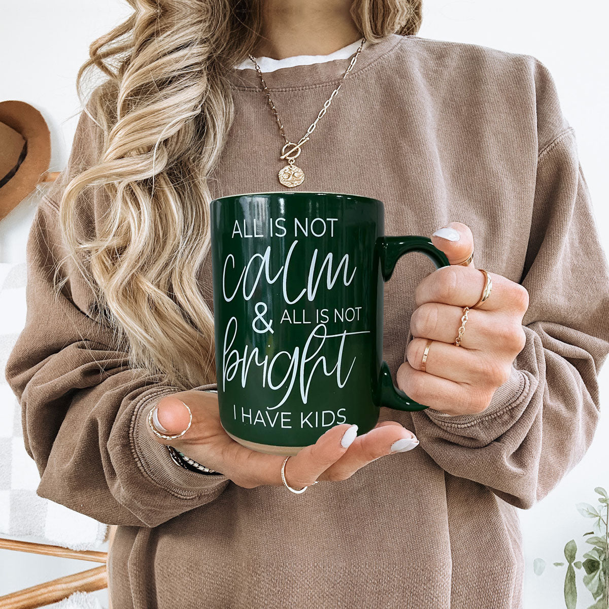 Christmas Ceramic Coffee Mug Double-Sided Snarky Holiday Gift Funny Santa Mug