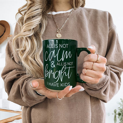 Christmas Ceramic Coffee Mug Double-Sided Snarky Holiday Gift Funny Santa Mug