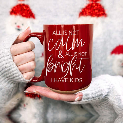 Christmas Ceramic Coffee Mug Double-Sided Snarky Holiday Gift Funny Santa Mug