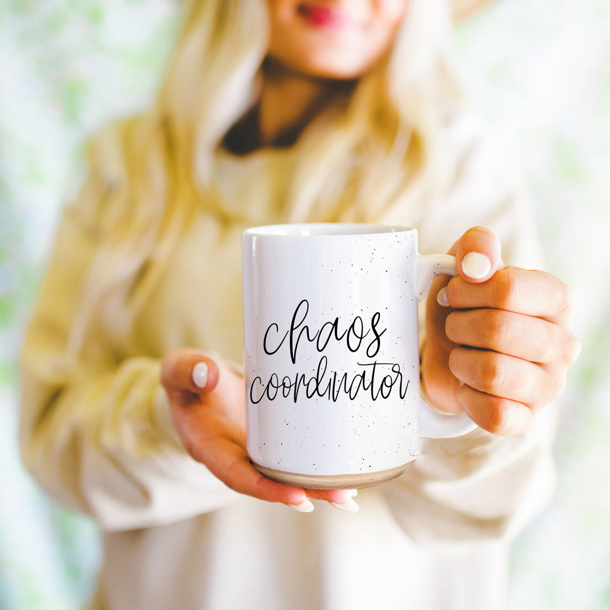 Chaos 16oz Ceramic Coffee Mug Funny Chaos Coordinator Mug For Busy Parents And Office