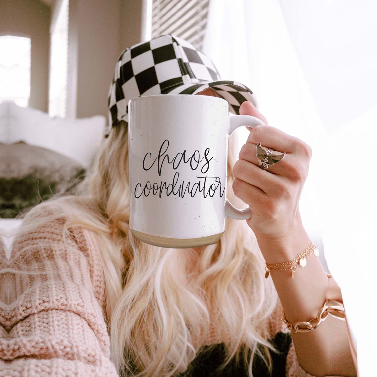 Chaos 16oz Ceramic Coffee Mug Funny Chaos Coordinator Mug For Busy Parents And Office