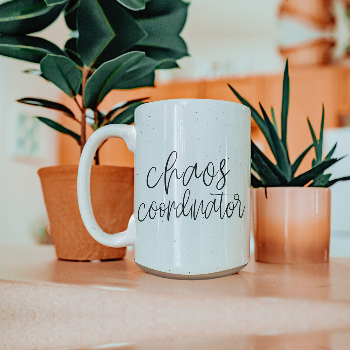 Chaos 16oz Ceramic Coffee Mug Funny Chaos Coordinator Mug For Busy Parents And Office