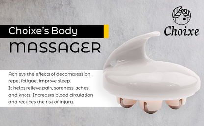 Rolling Body Massager Handheld Cellulite Relief Roller for Neck and Shoulders