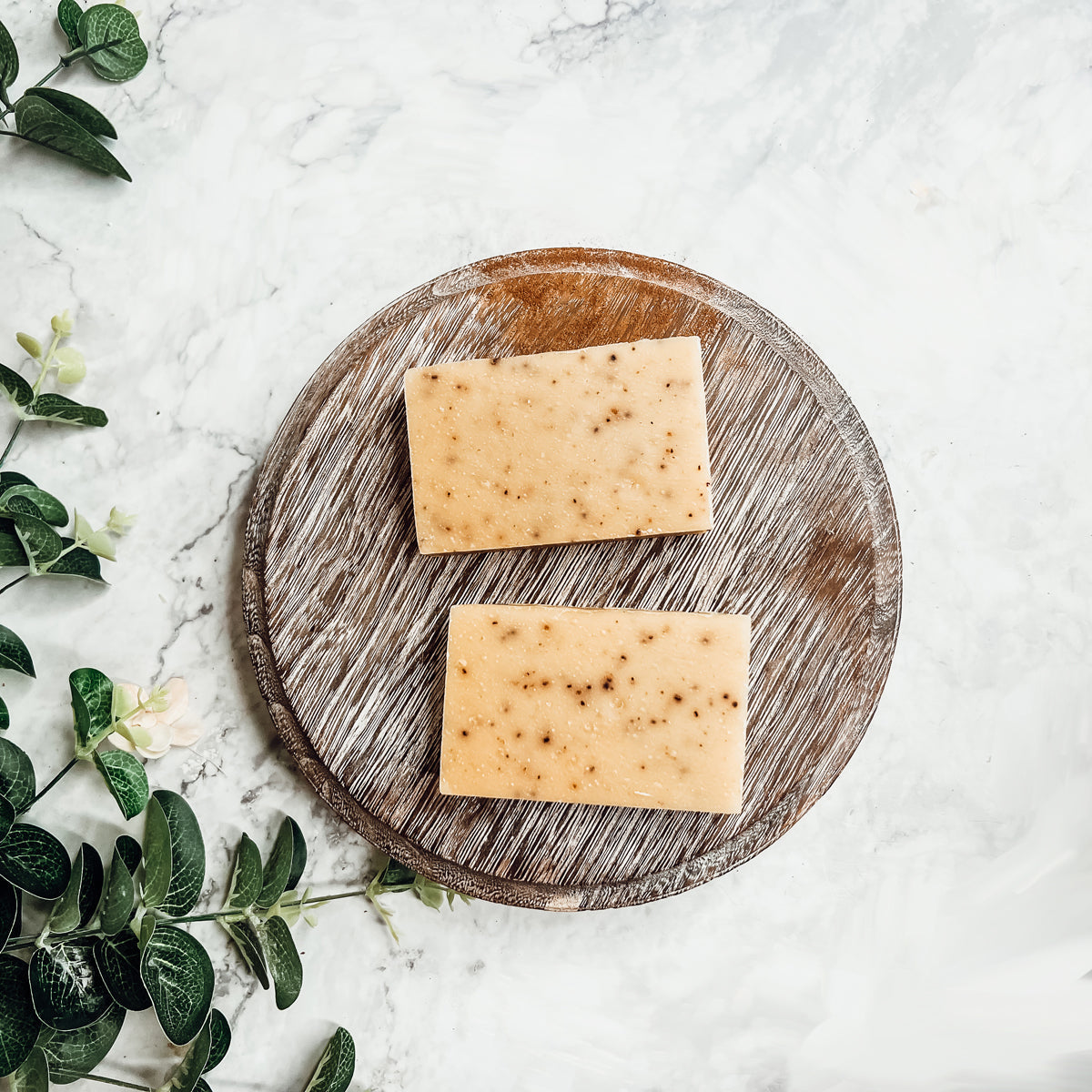 Cinnamon Latte Soap Bar - Spicy Cinnamon Coffee Scent With Coffee Grounds