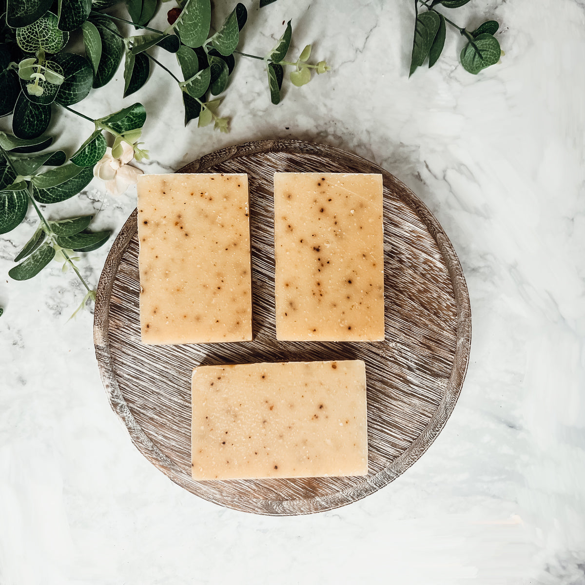 Cinnamon Latte Soap Bar - Spicy Cinnamon Coffee Scent With Coffee Grounds
