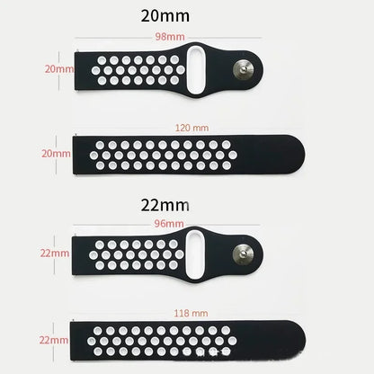 COROS Silicone Watch Band for Sports Smartwatch Breathable Strap