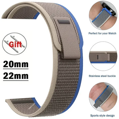 COROS Watch Band Nylon Loop Strap Durable Adjustable Colors