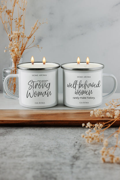 Mothers Day Candle Mug 16oz Reusable Metal Candle Soy Gift