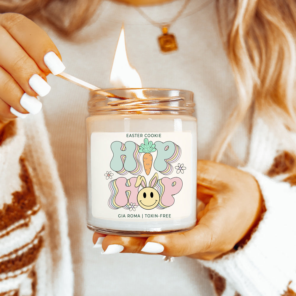 Easter Cookie Retro Sugar Cookie Candle Spring Dessert Cookie Scent