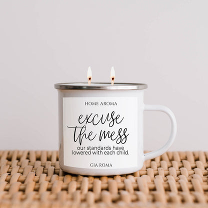 Mothers Day Candle Mug 16oz Reusable Metal Candle Soy Gift