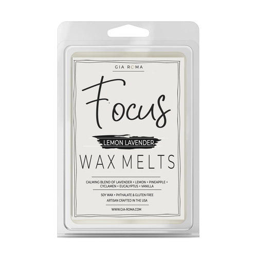 Lemon Lavender Focus Candle No 18 Tired As A Mother Scented Soy Candle White Or Black Label