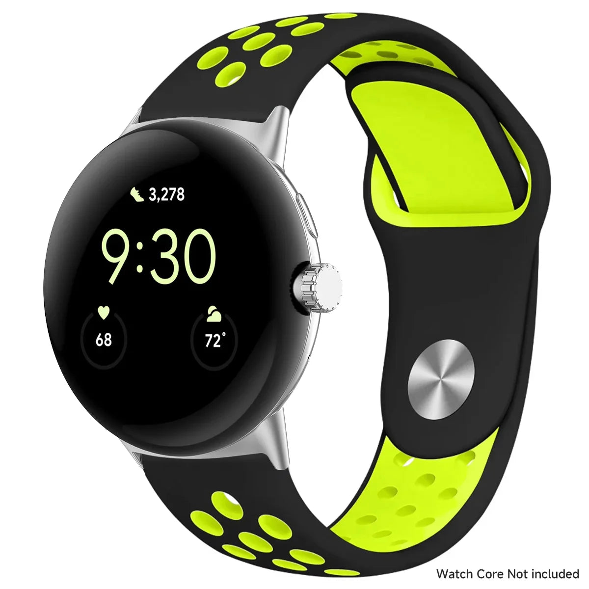 For Google Pixel 1-4 41/45mm Silicone Band - Breathable