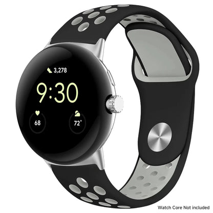 For Google Pixel 1-4 41/45mm Silicone Band - Breathable