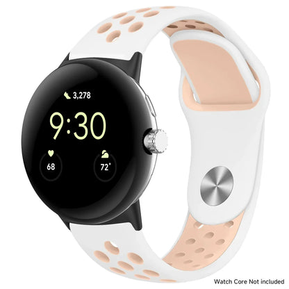 For Google Pixel 1-4 41/45mm Silicone Band - Breathable