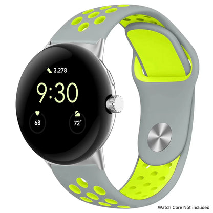 For Google Pixel 1-4 41/45mm Silicone Band - Breathable