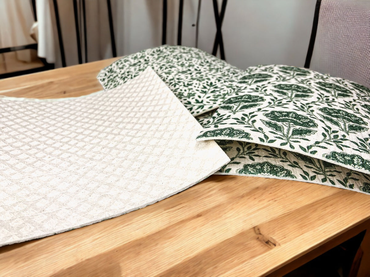 Garden Multipurpose Eco Cloths Reusable Biodegradable Kitchen Cloths Set Of 3