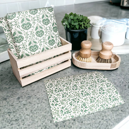 Garden Multipurpose Eco Cloths Reusable Biodegradable Kitchen Cloths Set Of 3